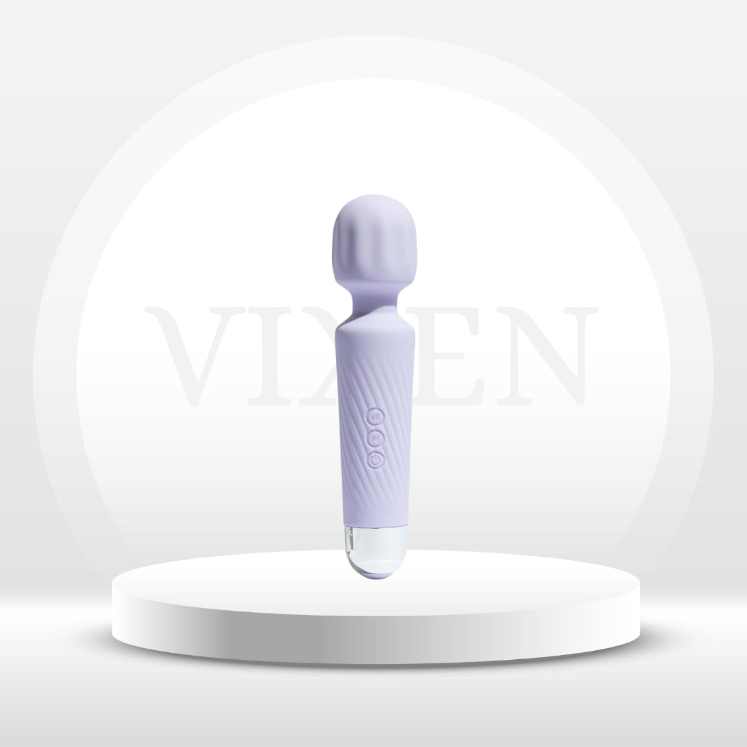VelvaVibe Vibrador de varita silencioso para clítoris