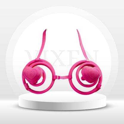 VelvetBikini Vibrador de pezones de manos libres