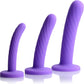 Set de dildos de silicona VelvetCurve de 3 piezas
