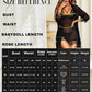 Conjunto de 3 piezas de babydoll y bata VelvetFlame
