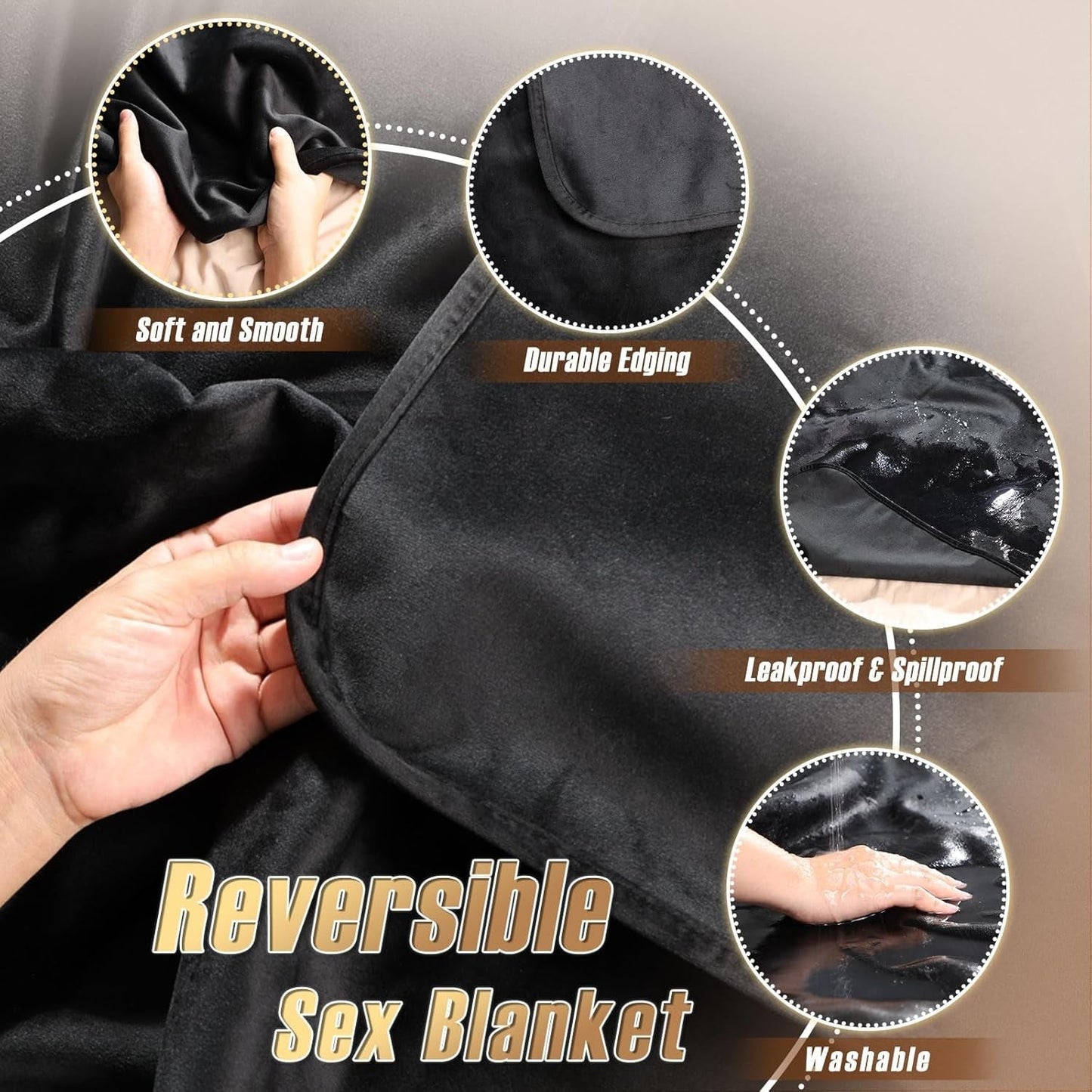 VelvetGuard Waterproof Sex Blanket
