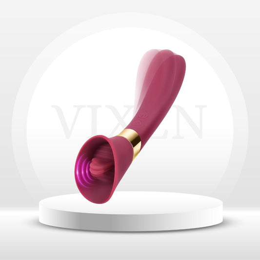 VelvetLick Clit Licking Vibrator Dual Motor Tongue Wand