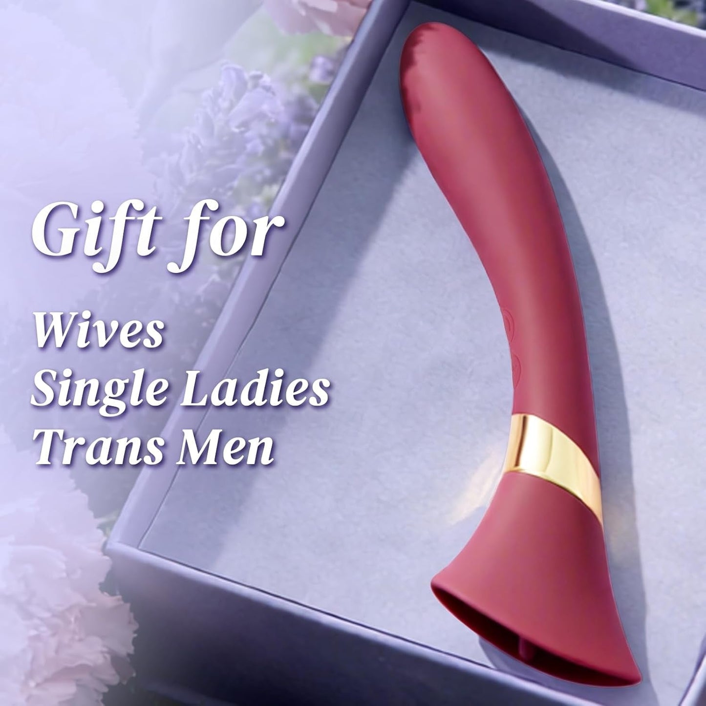 VelvetLick Clit Licking Vibrator Dual Motor Tongue Wand