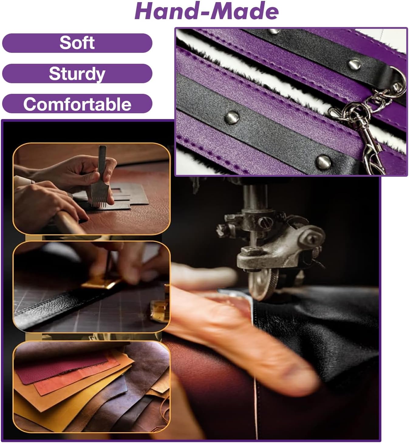 Kit BDSM de 36 piezas VelvetObedience – Edición Morada