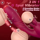 VelvetRush 3-in-1 Rose G-Spot & Clit Vibrator