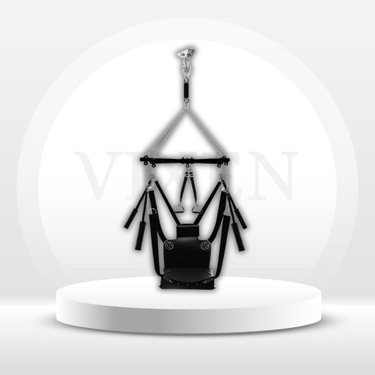 VelvetSpin 360° Spinning Sex Swing Leather Sling Kit