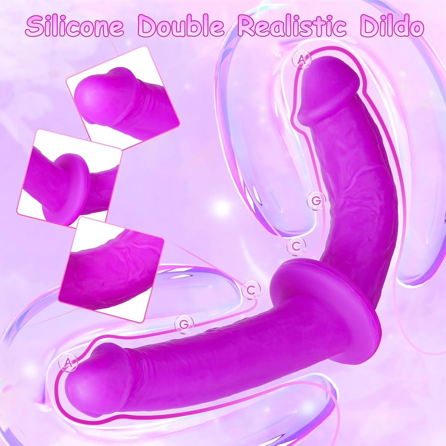Arnés doble de dildo VelvetStrap