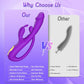 Vibrador de conejo 3 en 1 VelvetThrive