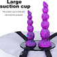 VelvetTwin XL Suction Cup Dildo Saddle