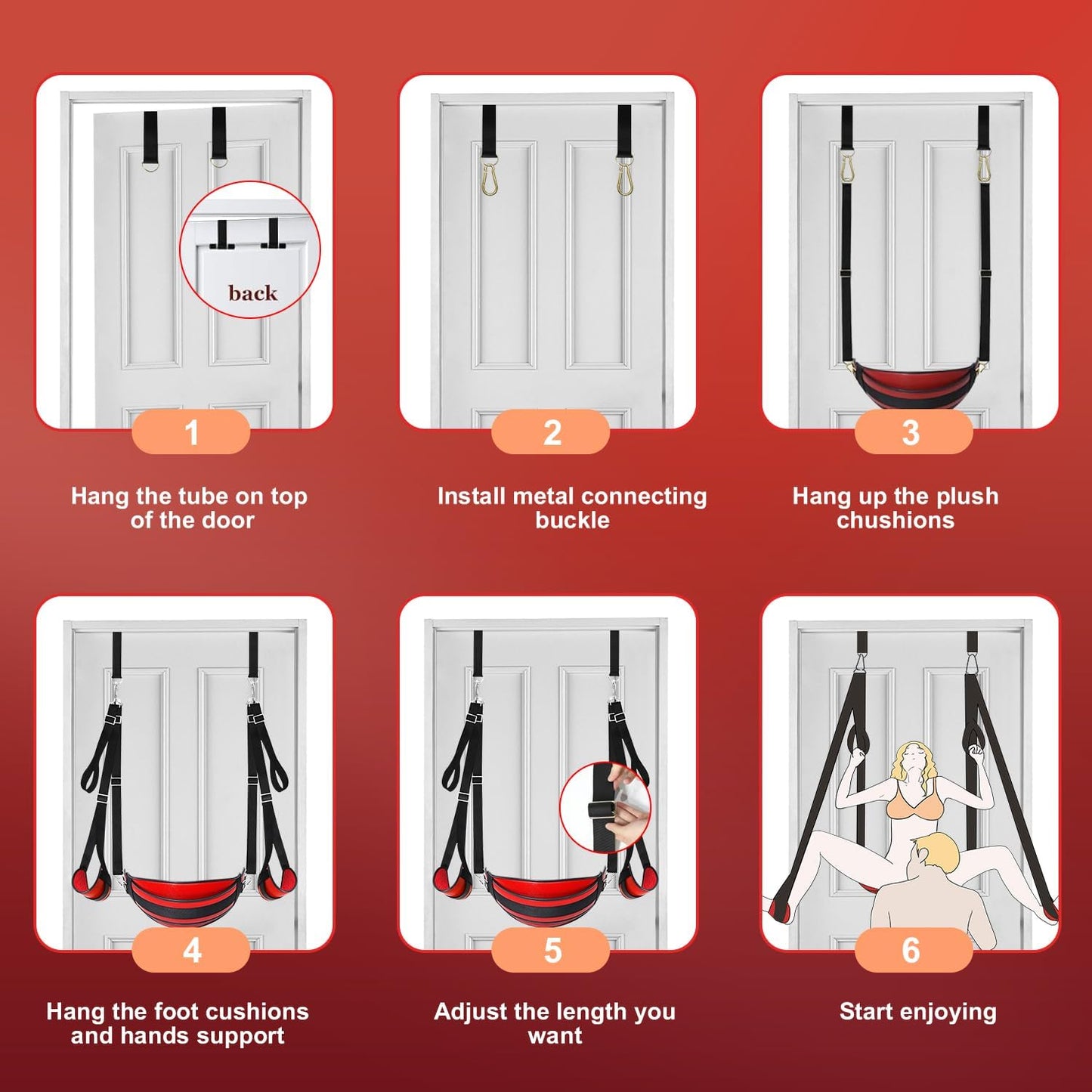 VersaBound Door & Thigh Sling Sex Swing