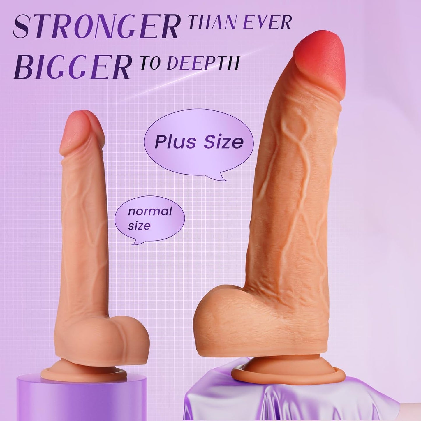 VersaVibe App-Controlled Thrusting Dildo