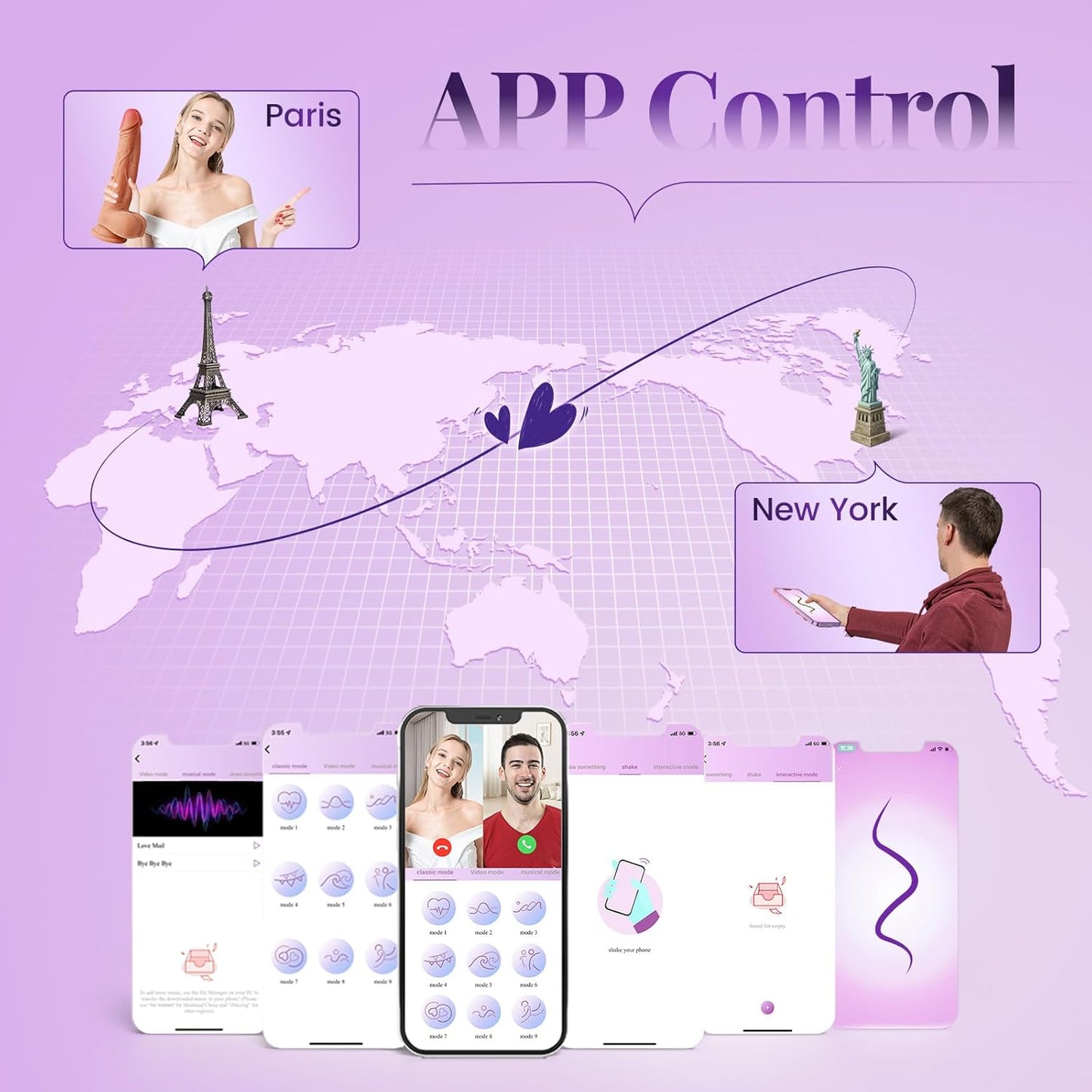 VersaVibe App-Controlled Thrusting Dildo