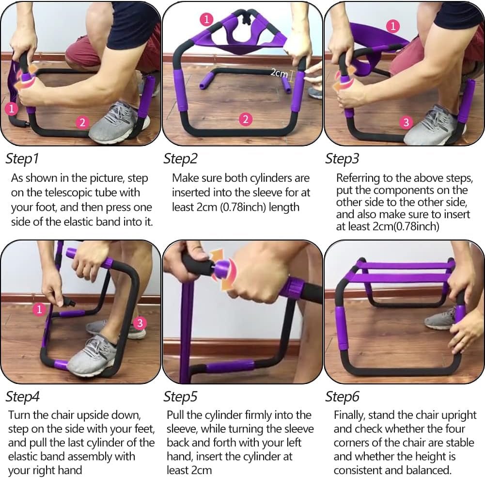 VeyraMotion Purple Adjustable Sex Chair for Couples