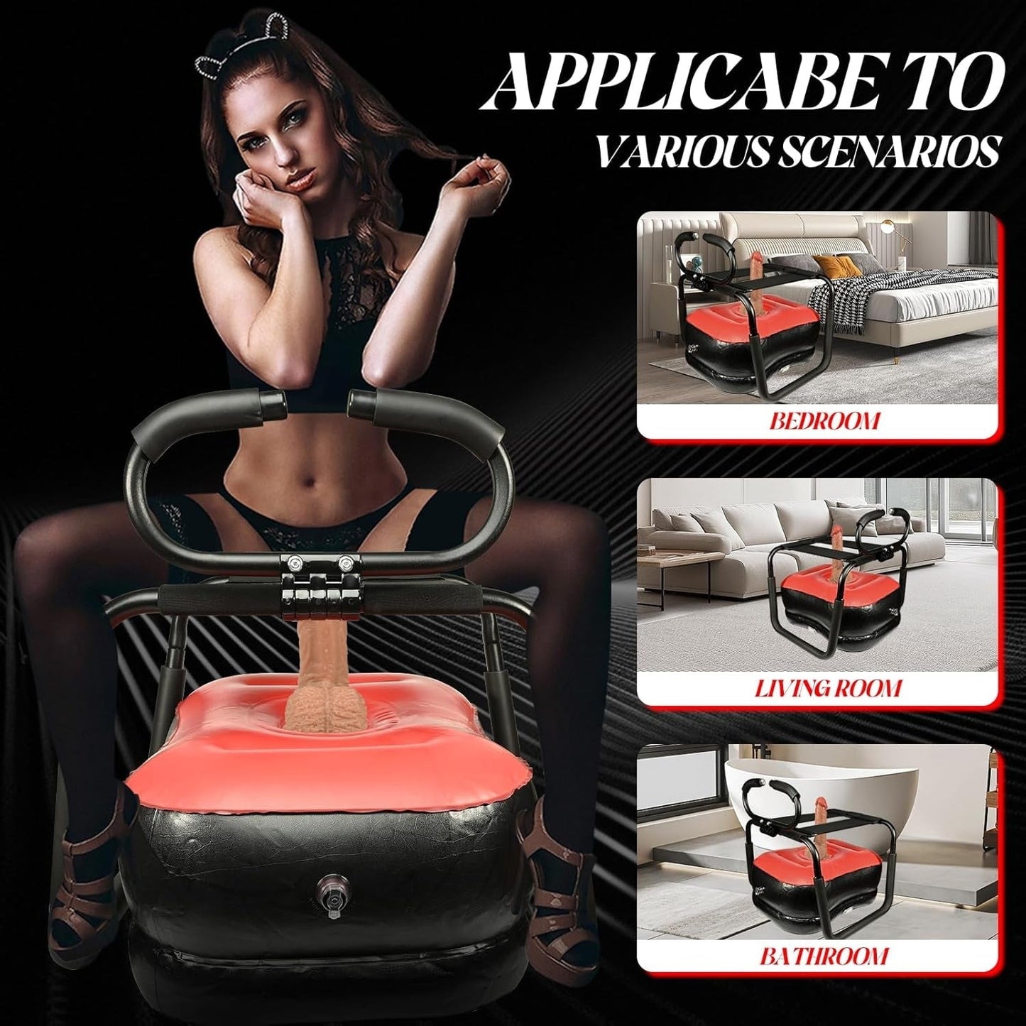 VeyraMount Sex Chair Kit with Dildo Mount