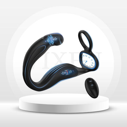 Anillo para el pene/masajeador de próstata 360° VibeFlex