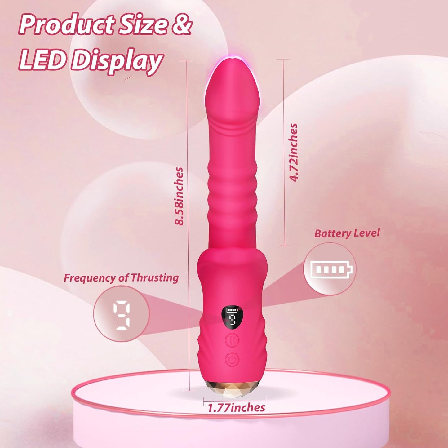 Vibrador de empuje de doble motor VibeLance