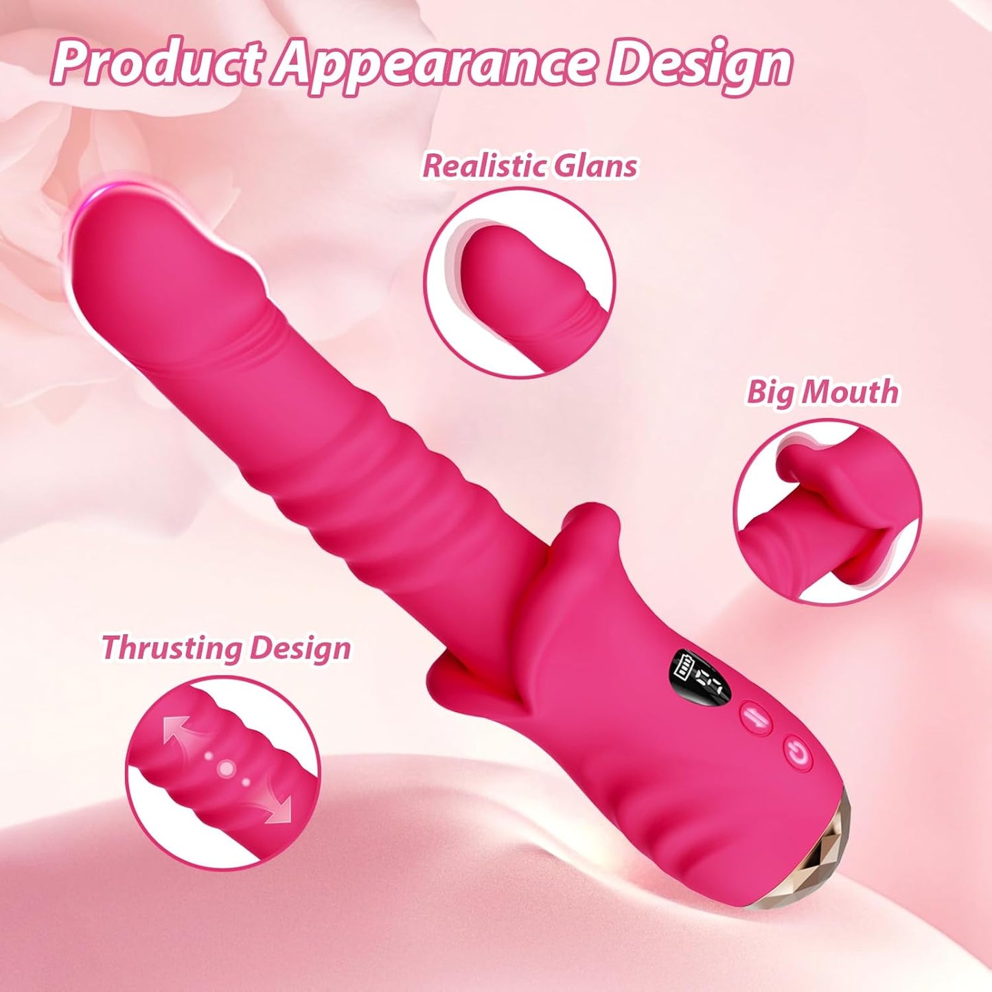 Vibrador de empuje de doble motor VibeLance