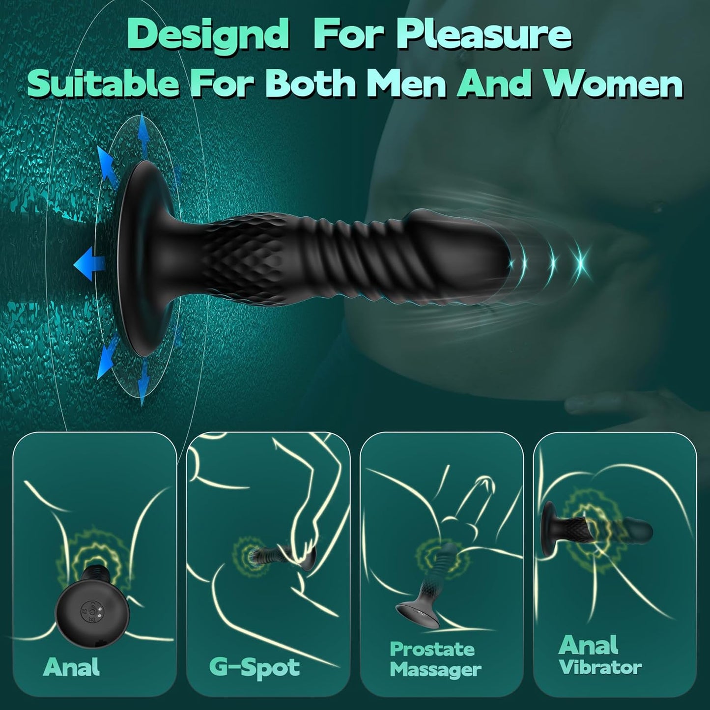 Vibrador Enchufe Prostático y Punto G VibeMaster