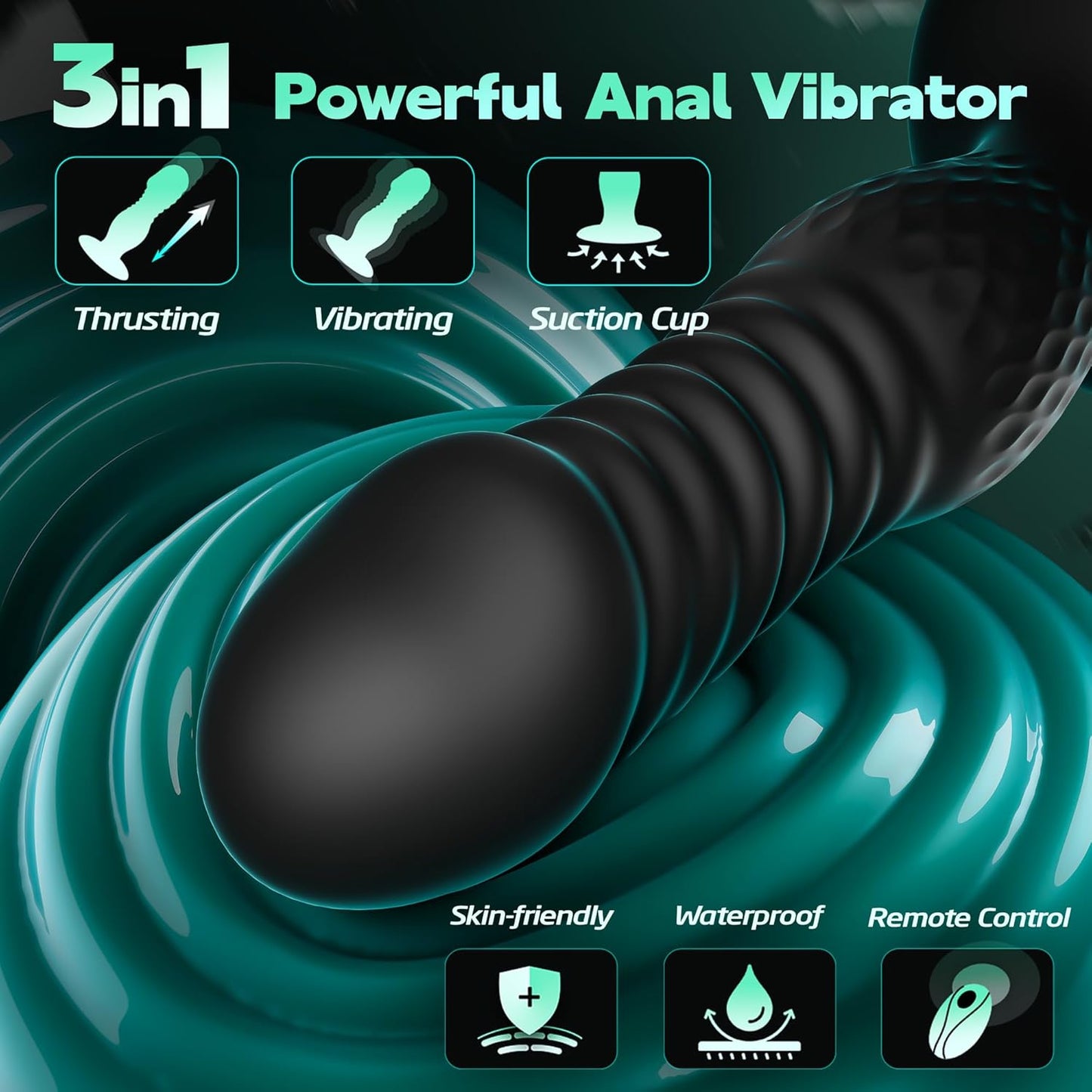 Vibrador Enchufe Prostático y Punto G VibeMaster