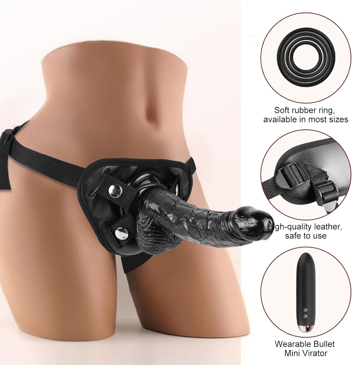 Dildo con Correa Vibrador VibeMax
