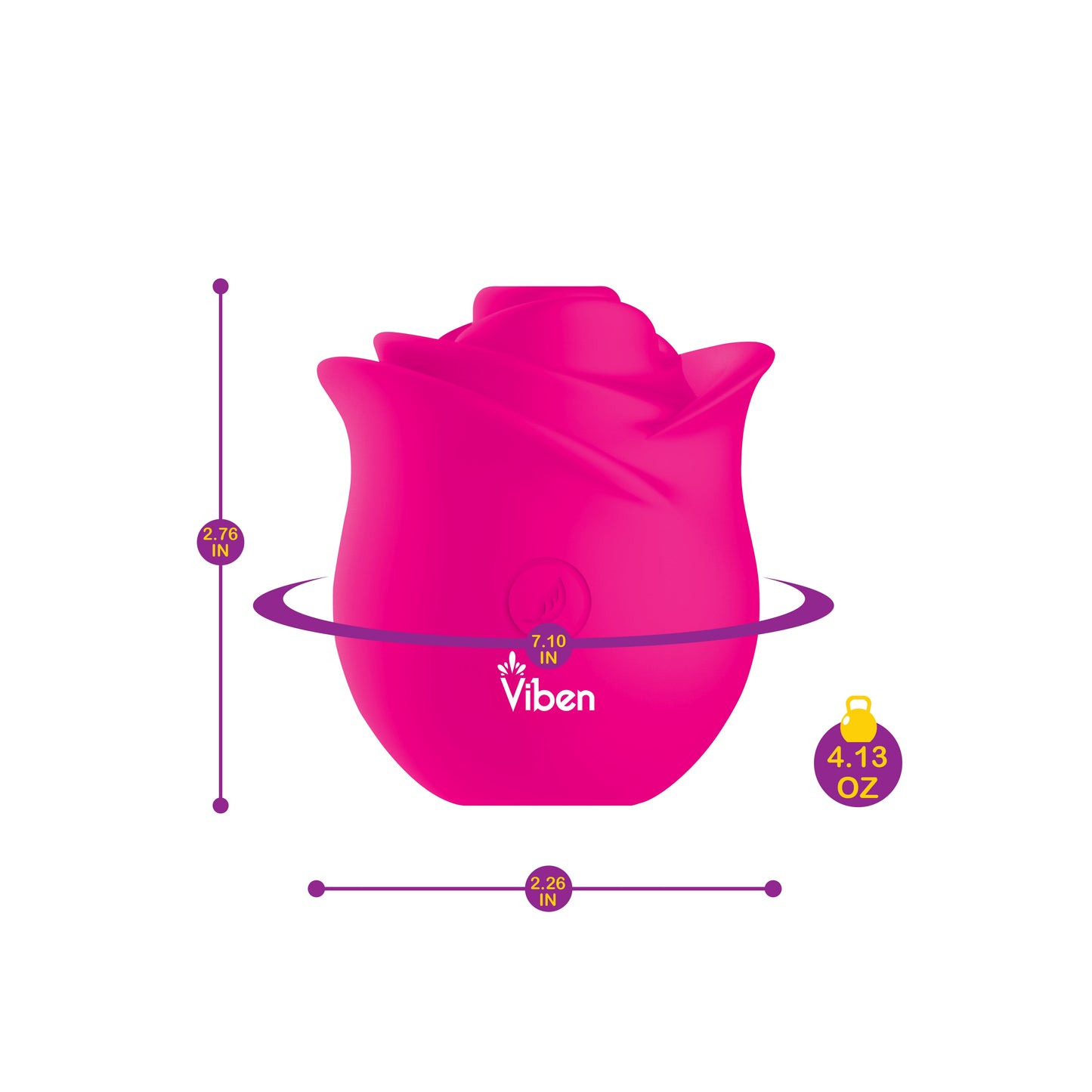 Viben Zen Rose Potente Estimulador Clitoriano
