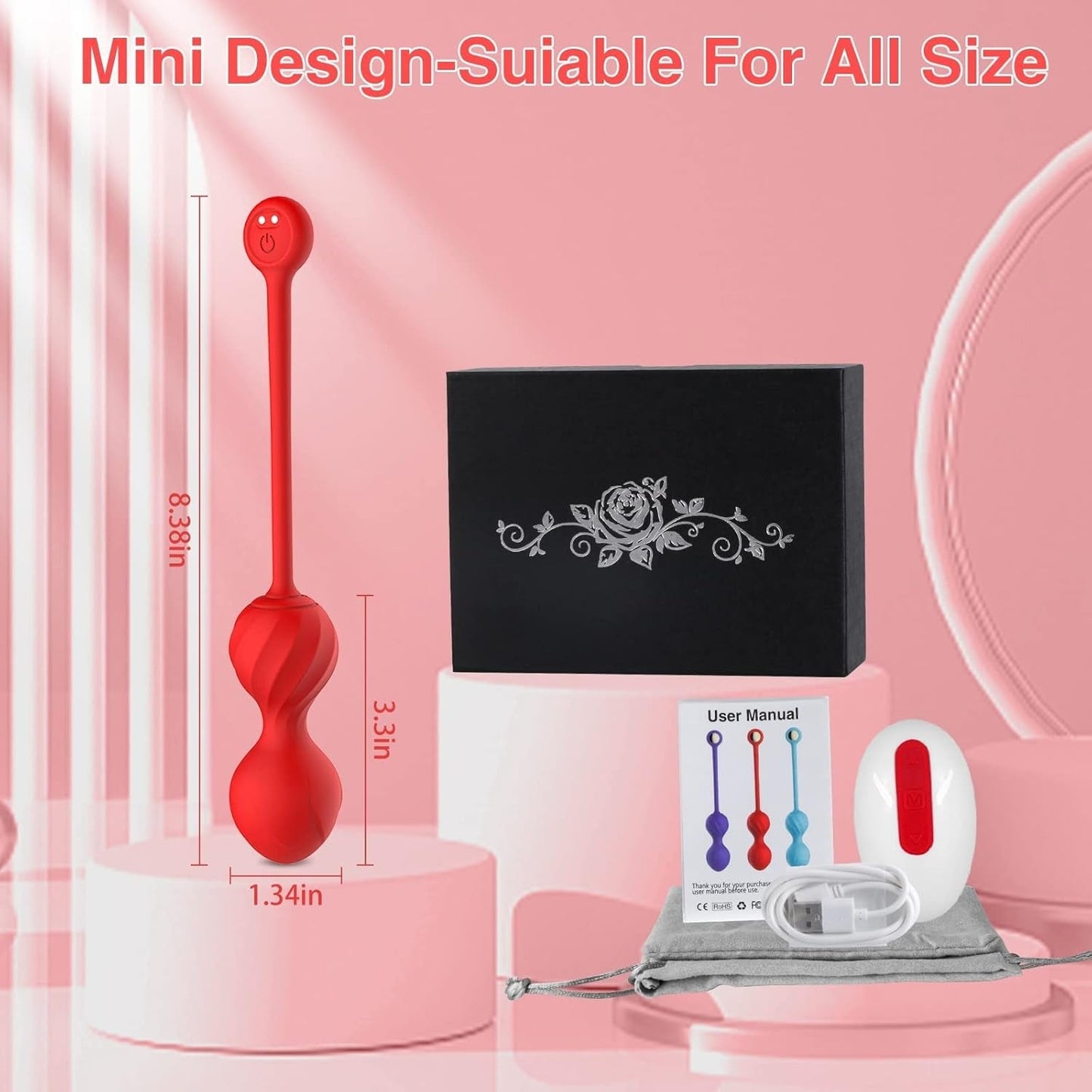 Vibrador de huevo con control remoto VibeNest