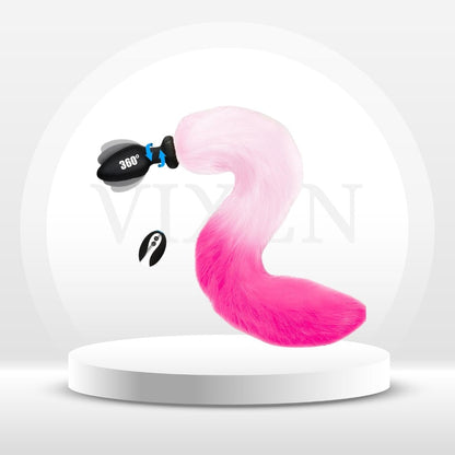 VibeTail Cola de zorro vibradora remota con plug anal