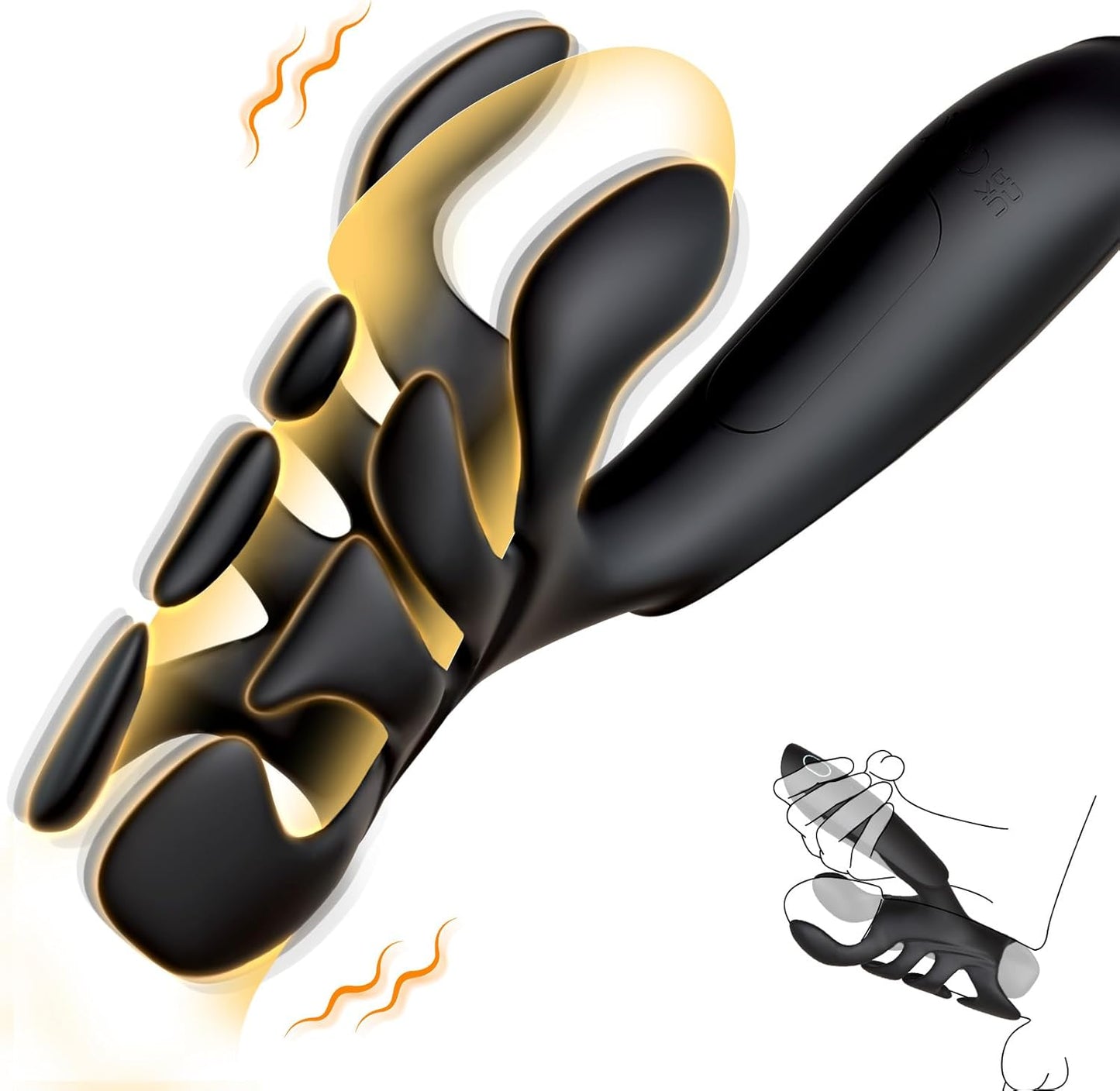 VibeThrust Pulse Entrenador de Pene Vibratorio