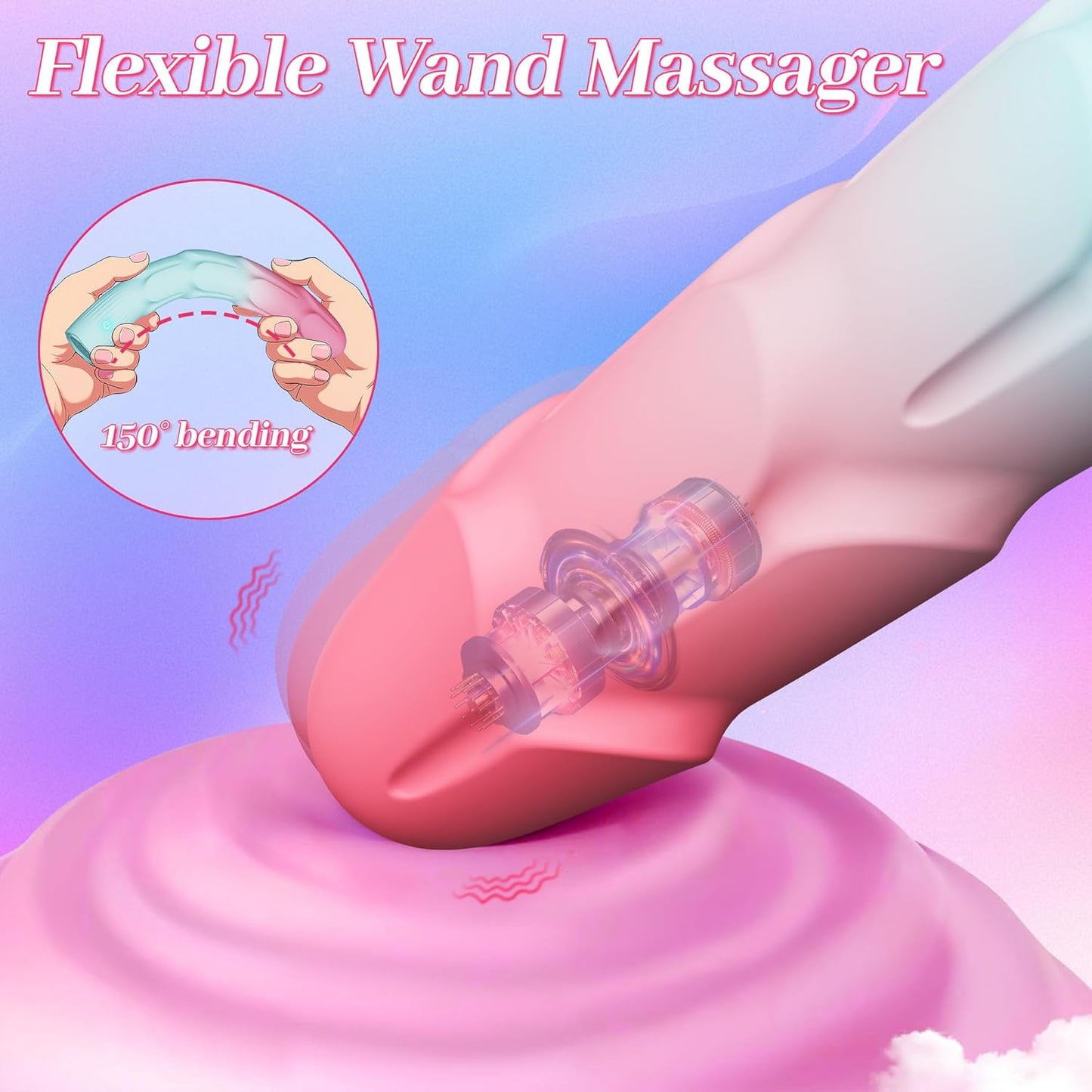 Juego de vibradores VibeTwin 2 en 1 de bala y varita de dildo