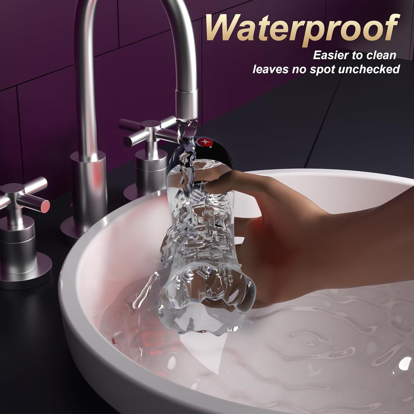 VibeView Transparent App-Controlled Penis Vibrator