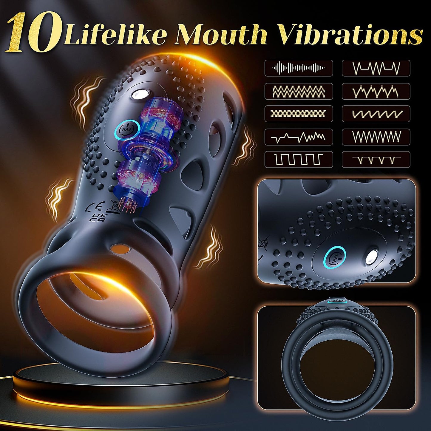 Anillo vibrador para pene VibeWrap 360°