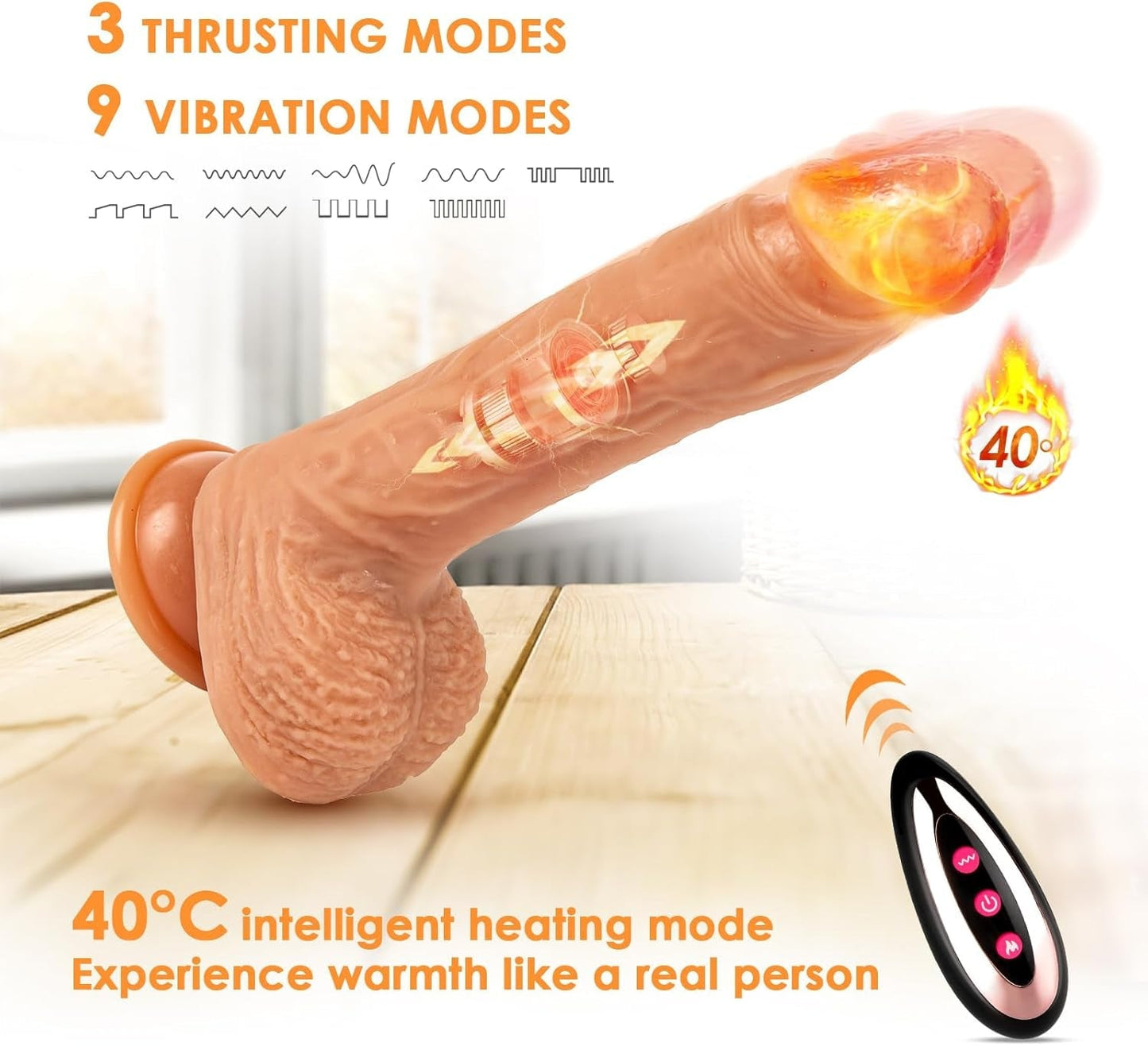 Vibrador rotatorio de ventosa térmica ThermaSpin