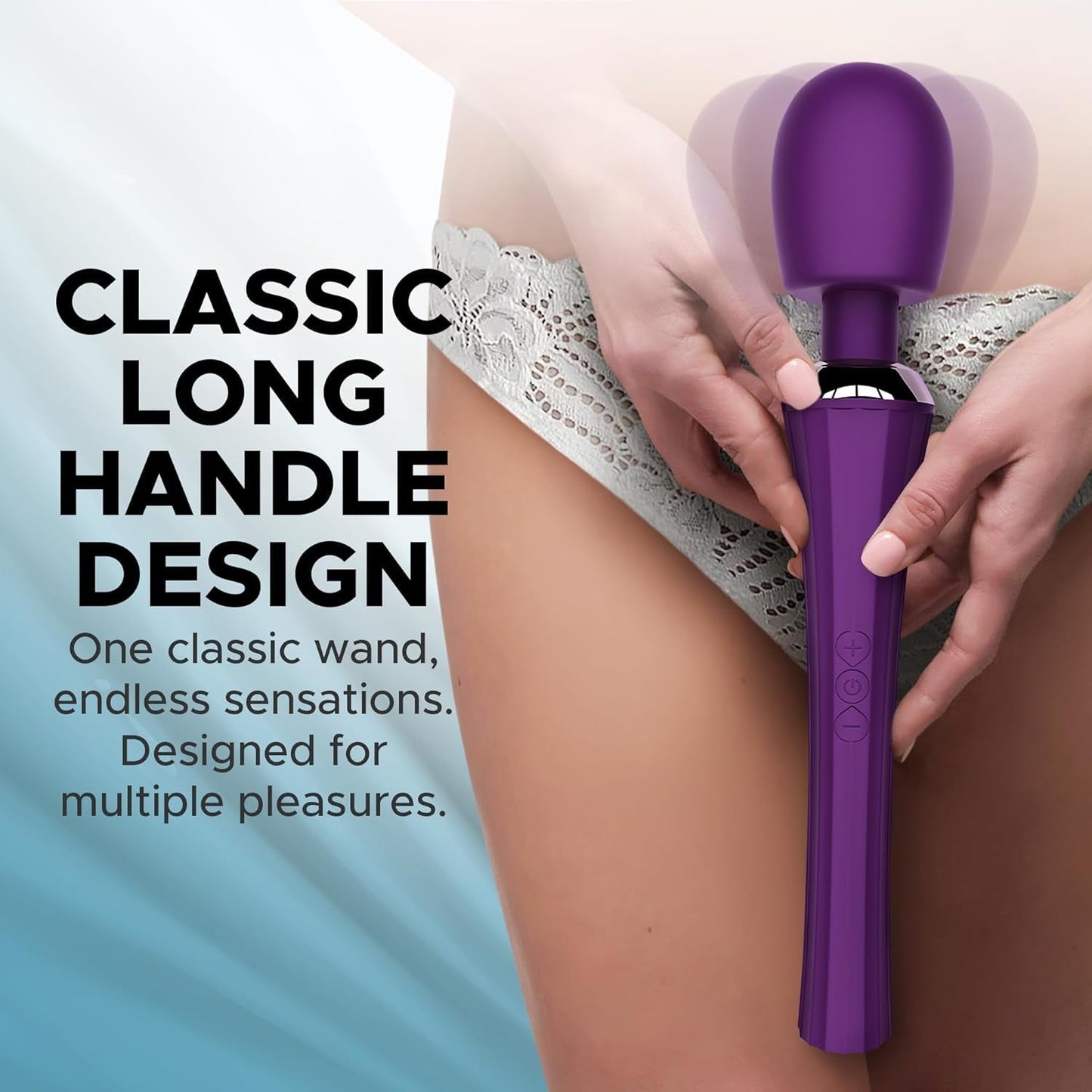 VioletReach Varita de estimulación vibratoria inalámbrica