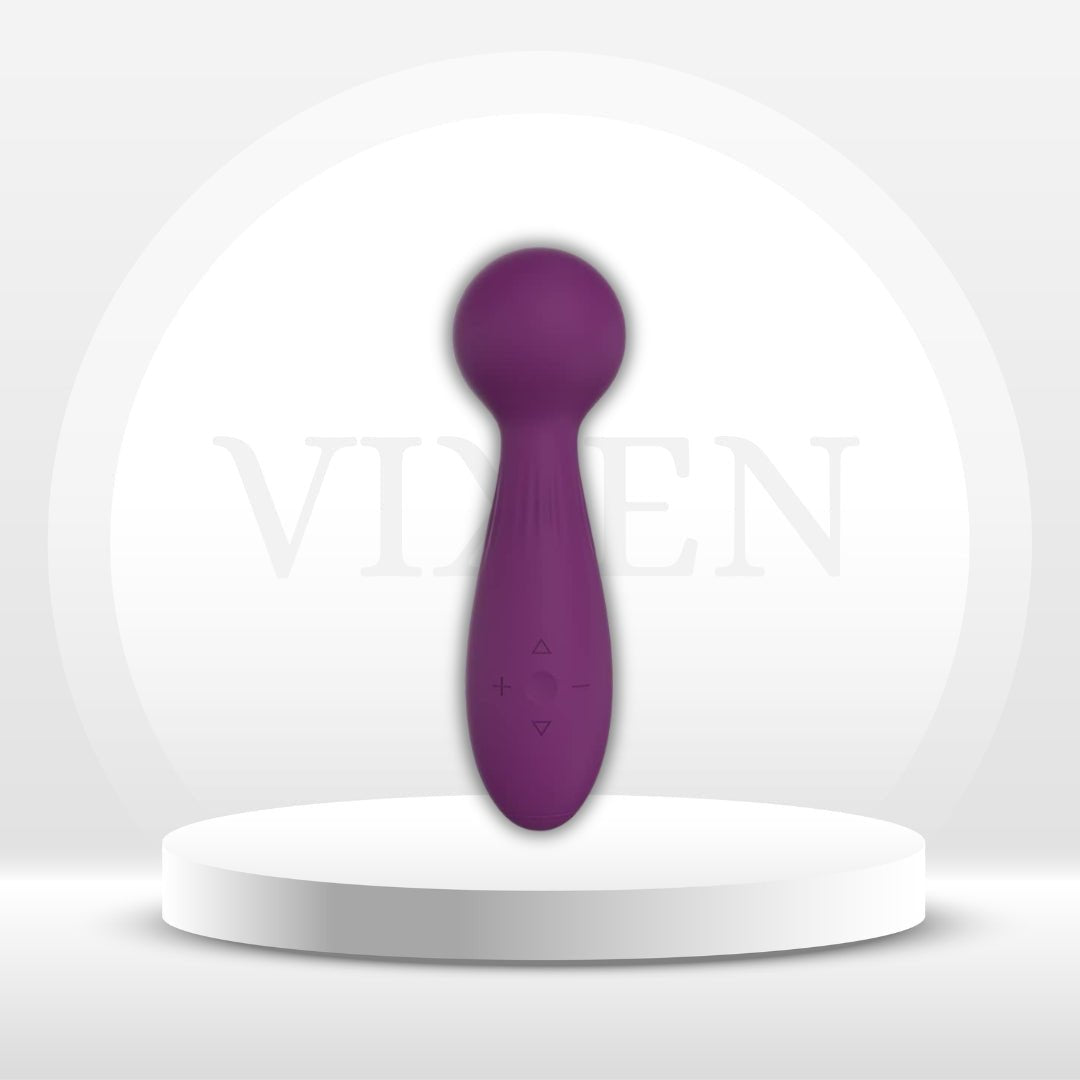 VioletRush Vibrador de Varita para Estimulación Clitoriana