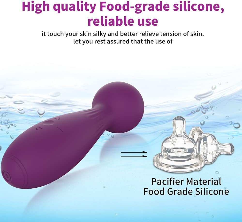 VioletRush Vibrador de Varita para Estimulación Clitoriana