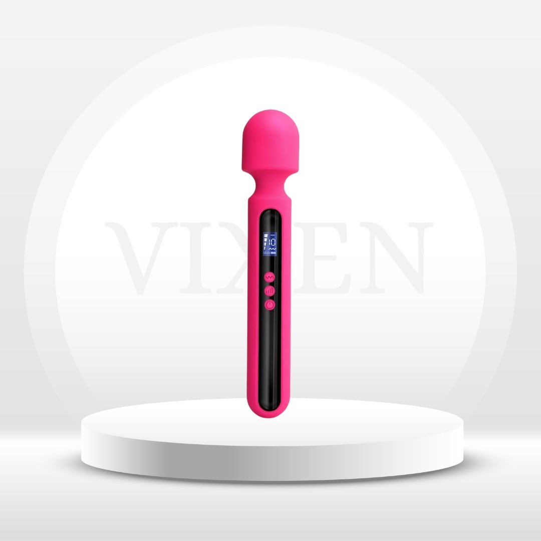 Vibrador de varita LCD VisionVibe