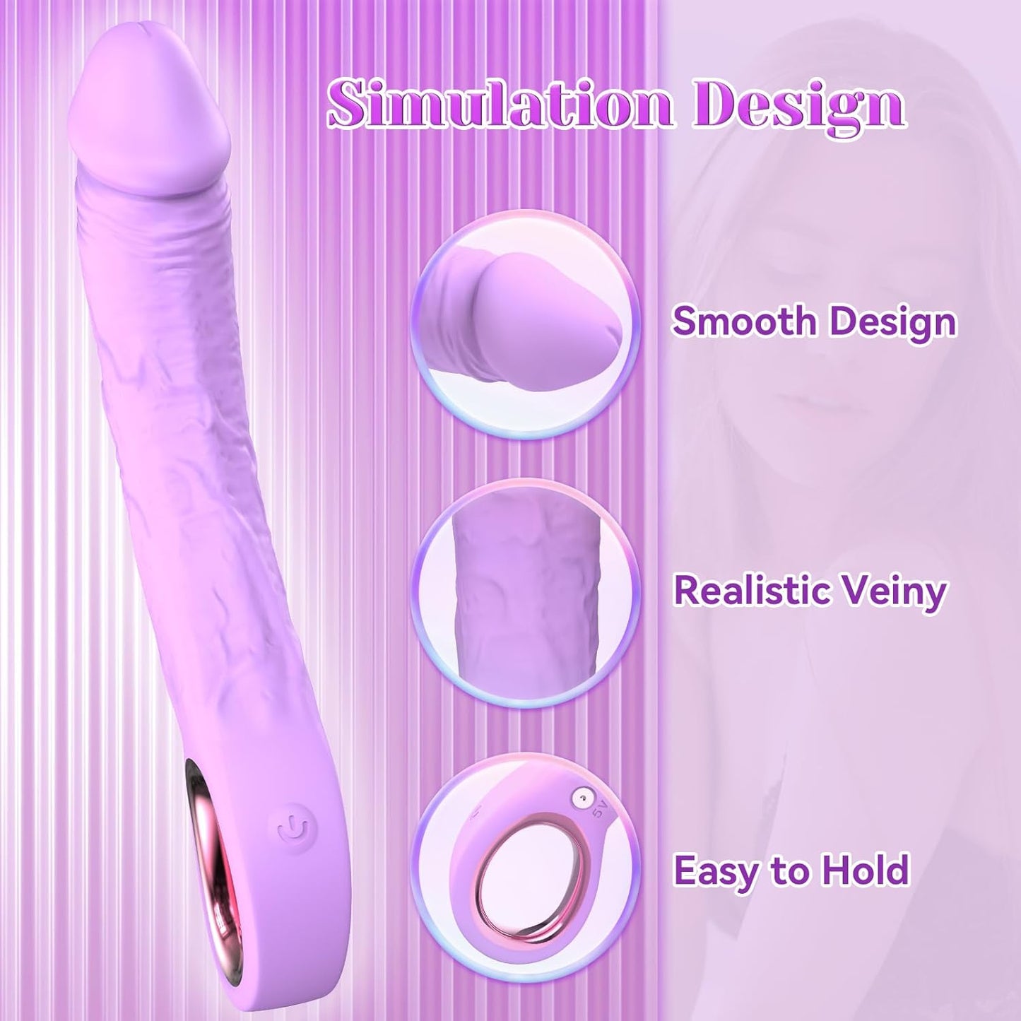 VivaThrust Vibrador Realista Dildo