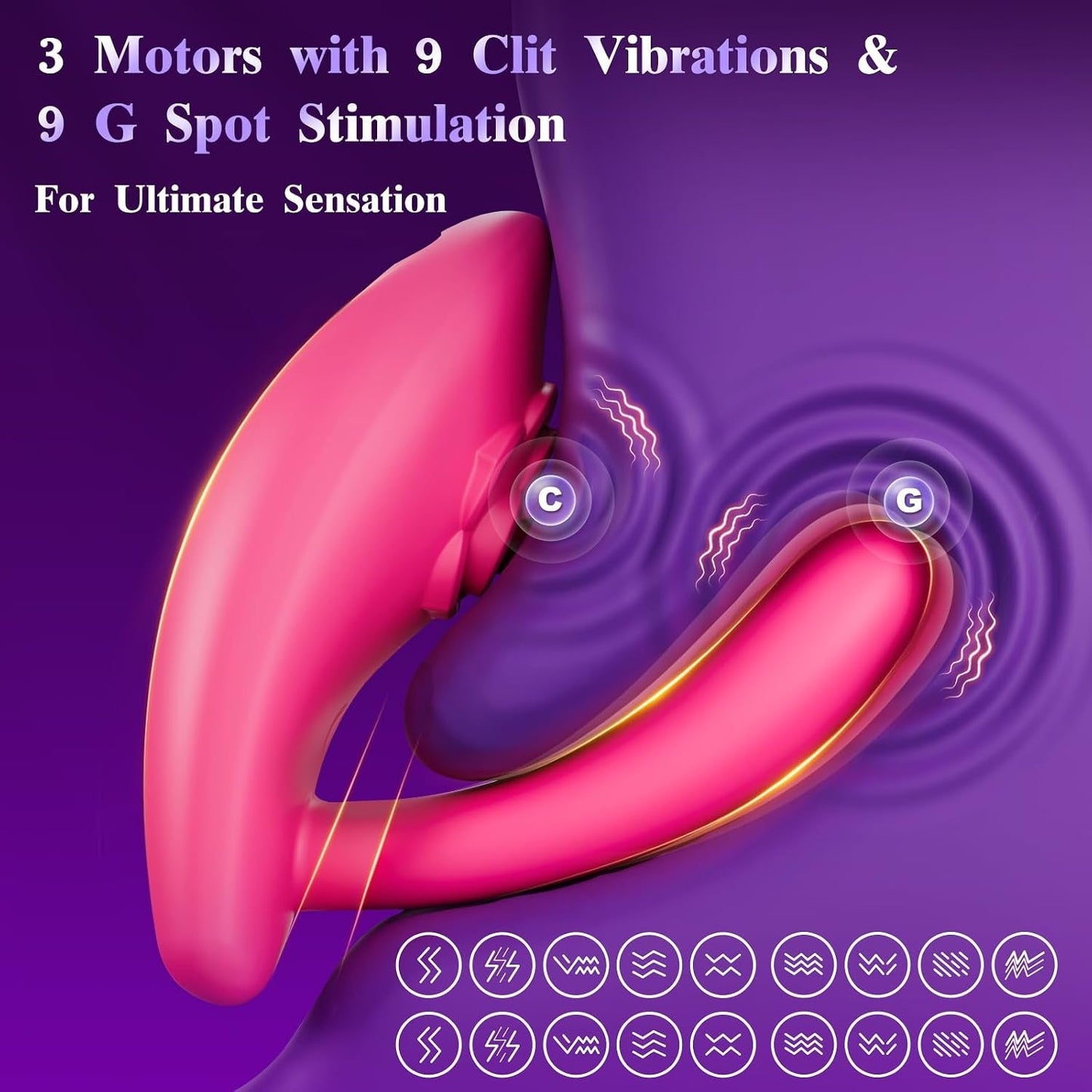 VixenBloom App & Remote Wearable Couples Panty Vibrator