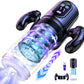 VixenCore Bomba de pene vibratoria 5 en 1 con función de embestida