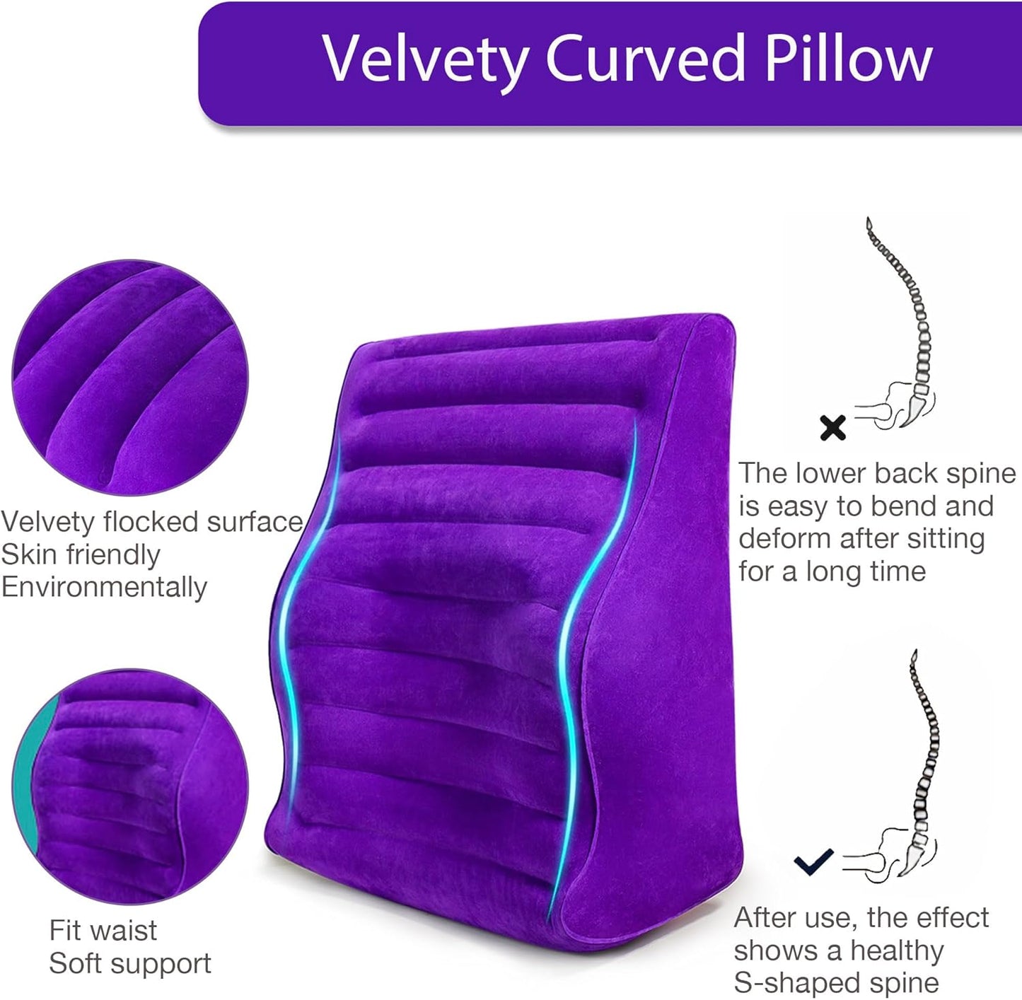 VixenCurve Oreiller Gonflable Sexuel