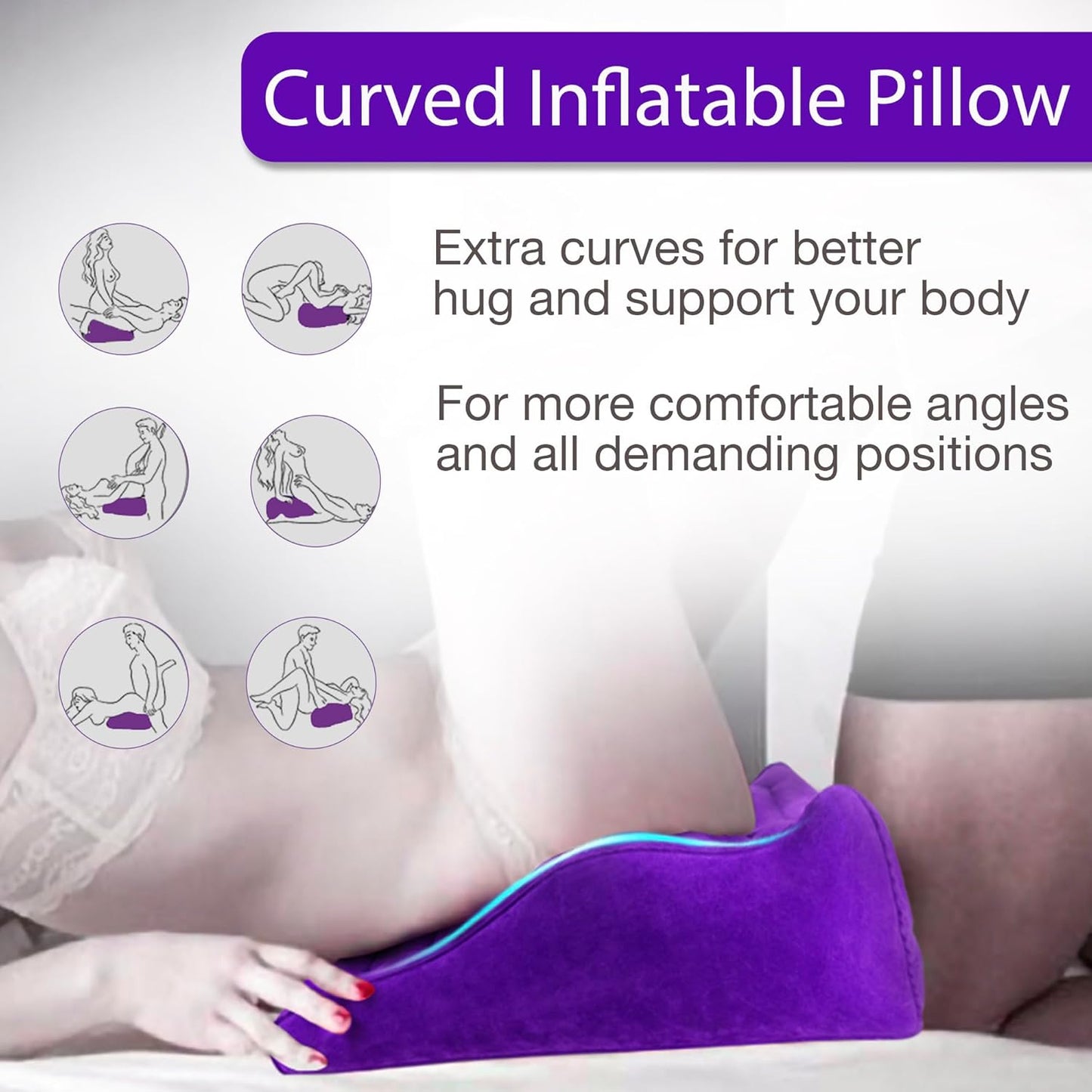 VixenCurve Oreiller Gonflable Sexuel