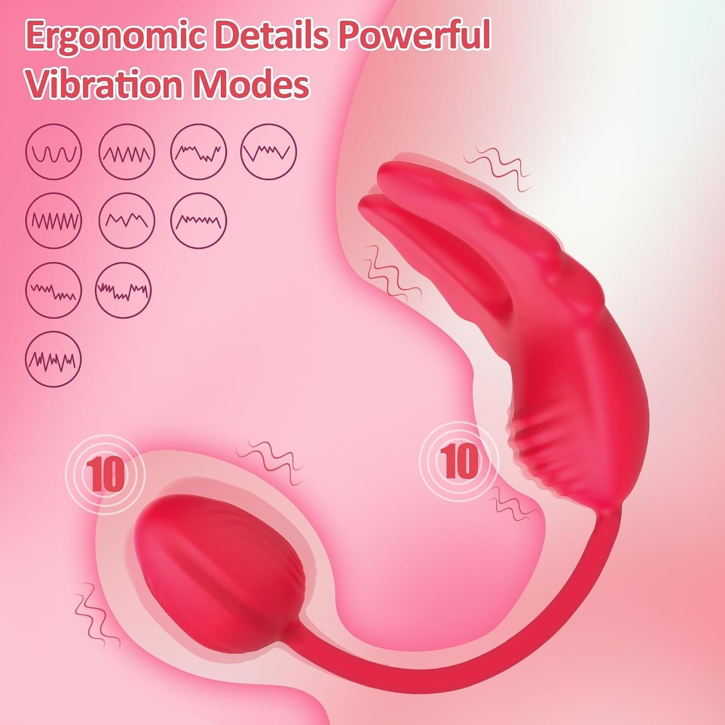 VixenDuet App-Controlled Wearable Vibrator for Couples