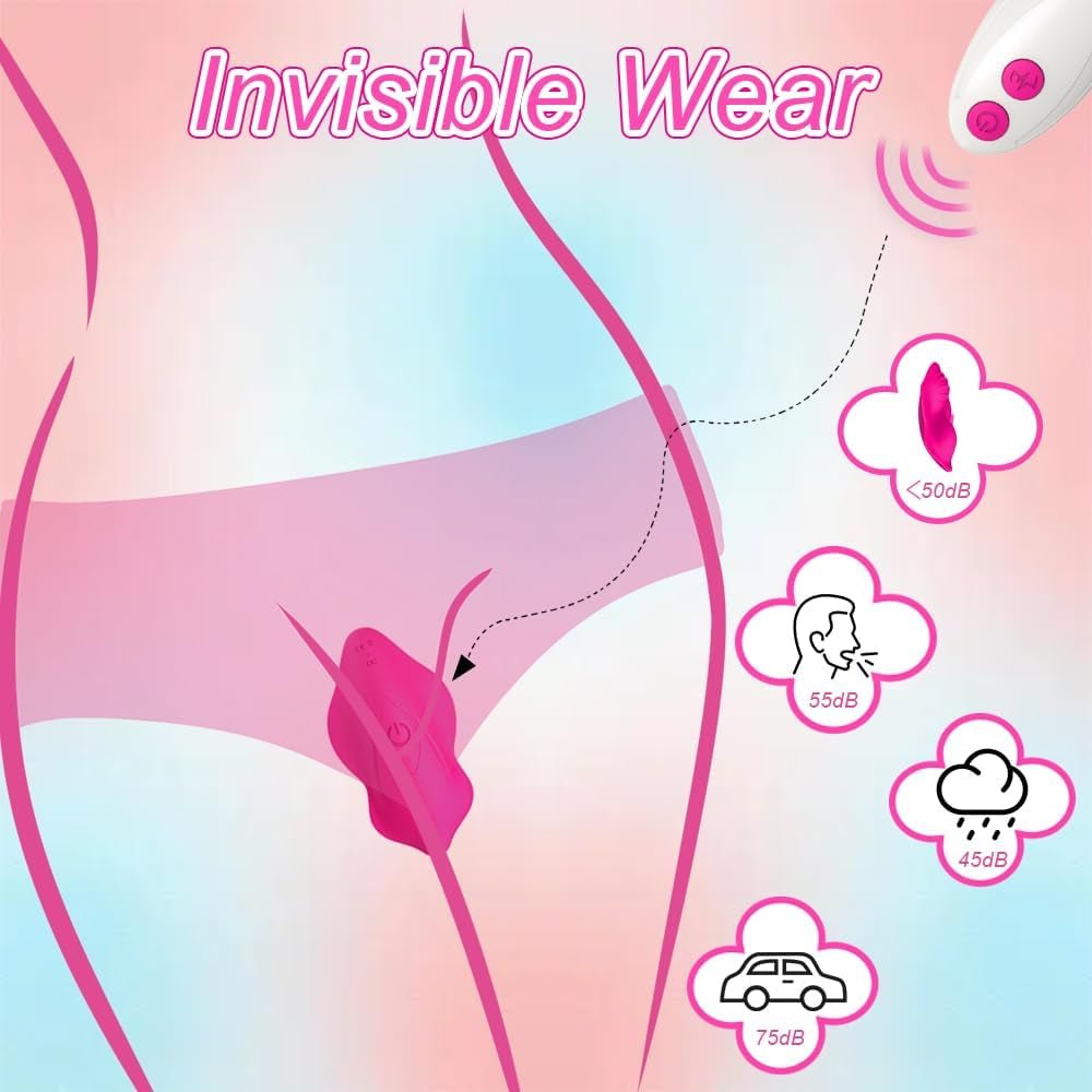 VixenFlutter Remote-Control Wearable Panty Vibrator