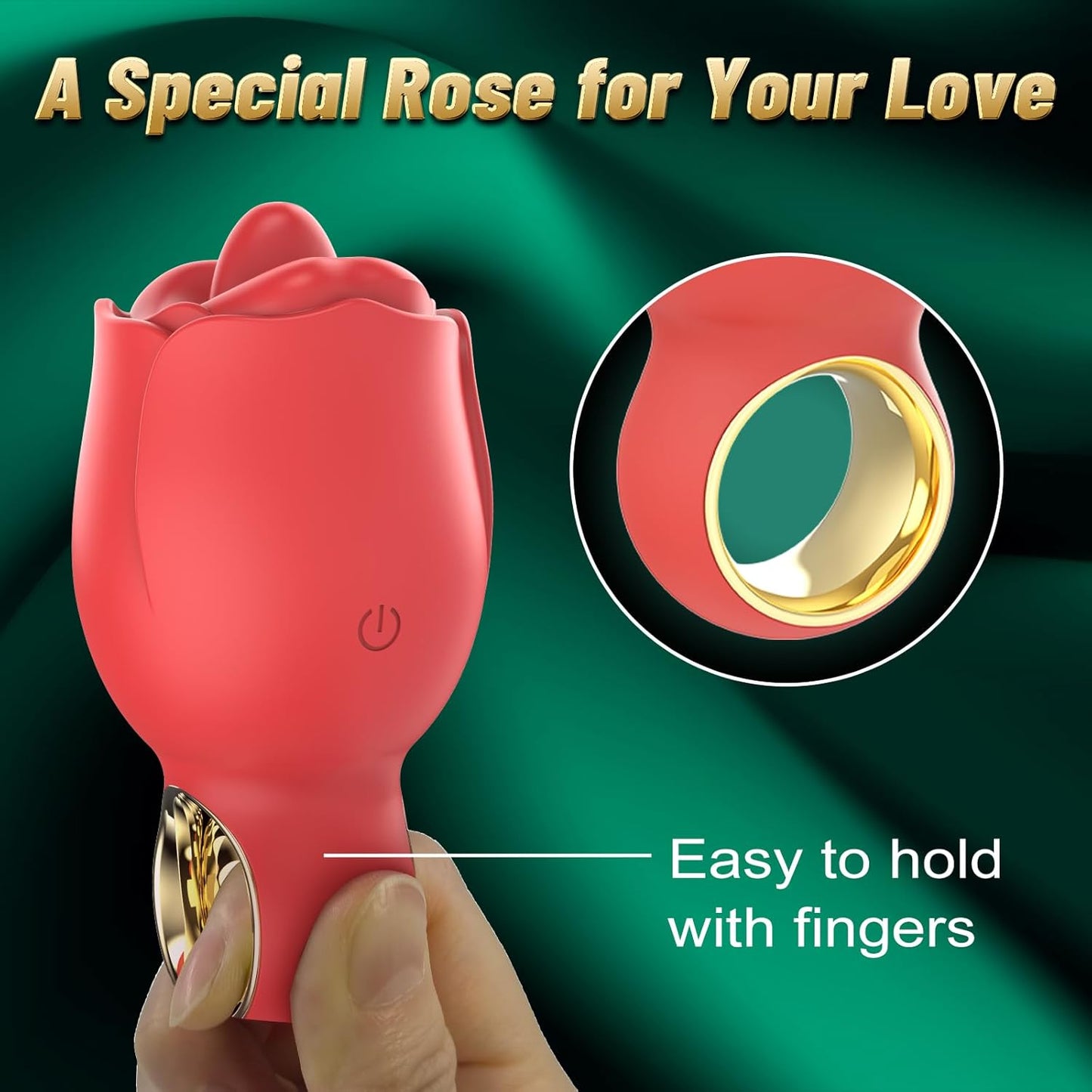 VixenLick 360° Vibrador lamedor de rosas