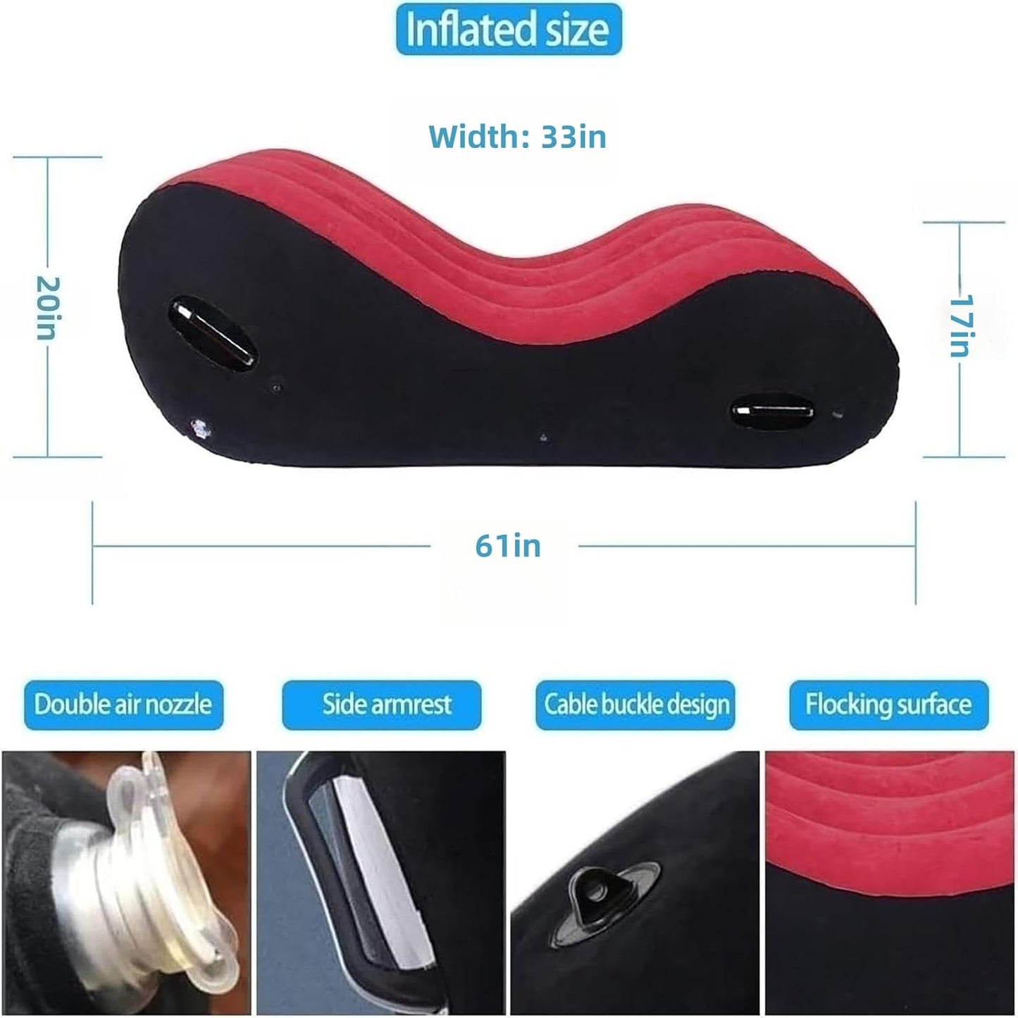 Sofá de posición inflable VixenLift