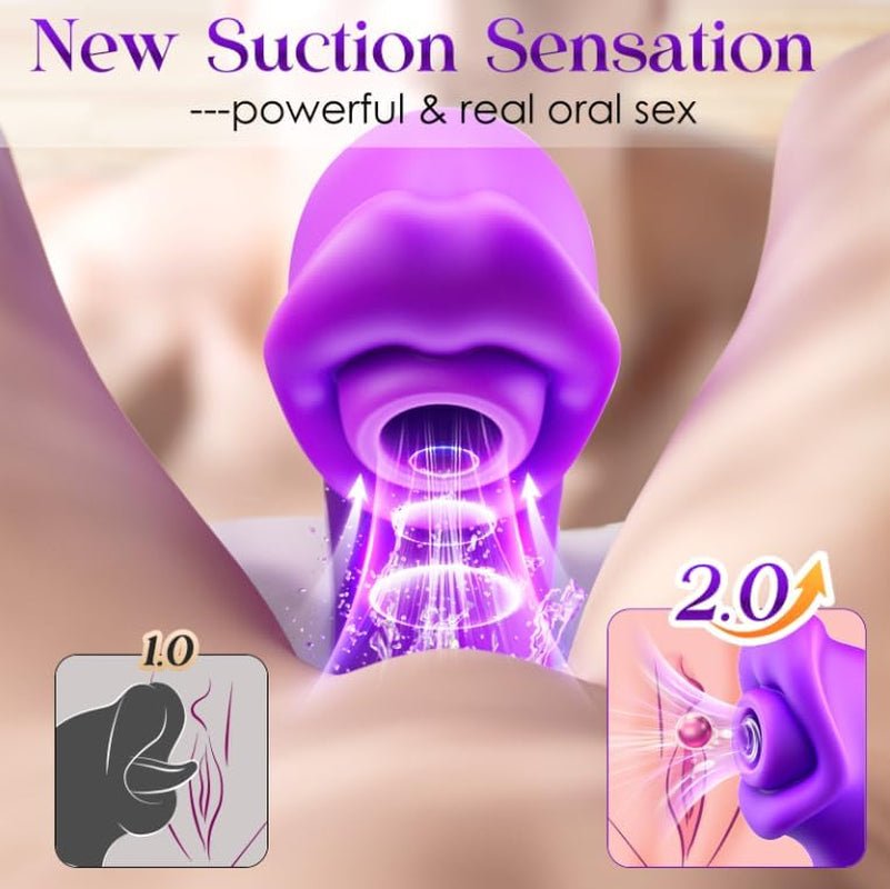 VixenNova AI Vibrador aleteador de succión punto G