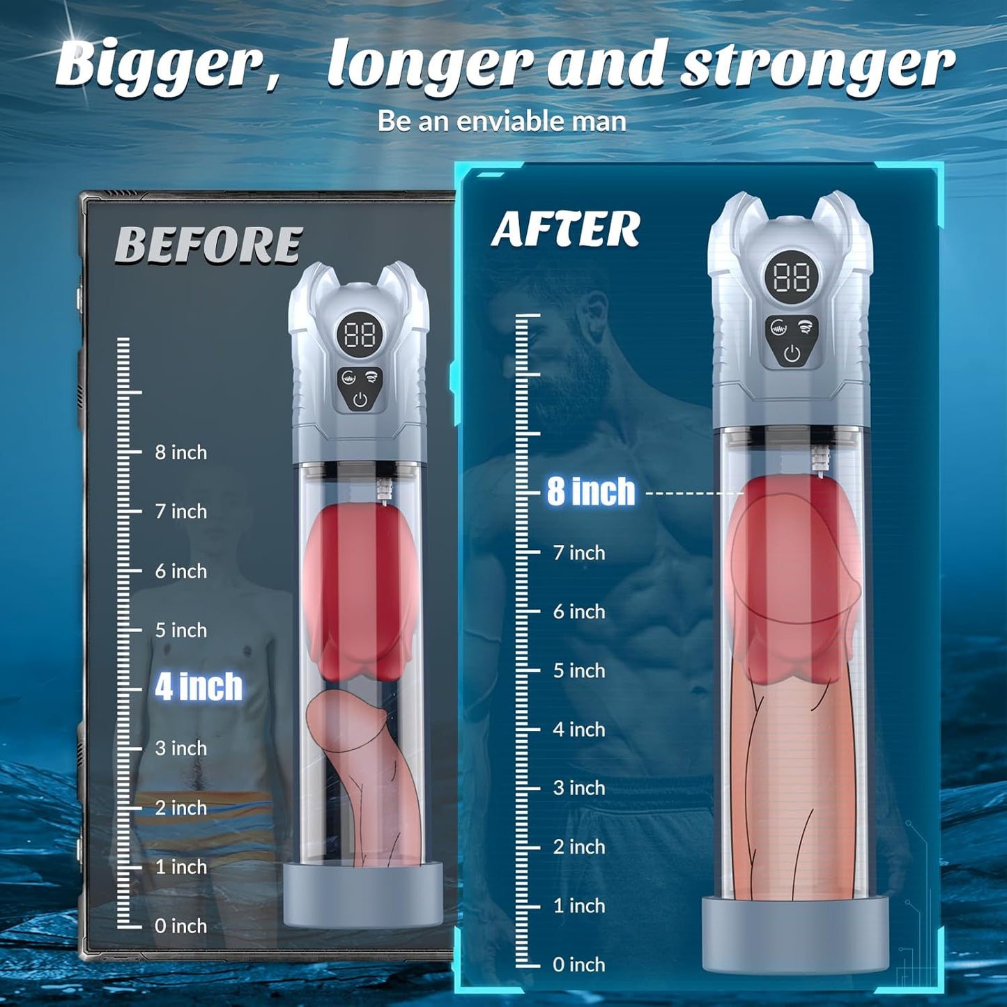VixenRose 7X Vibe Bomba para pene
