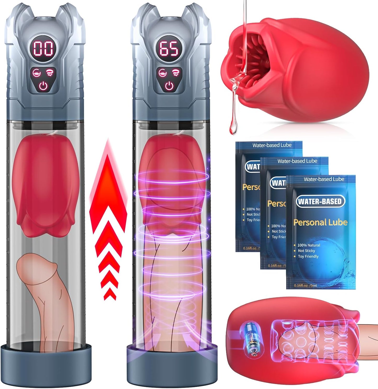 VixenRose 7X Vibe Bomba para pene