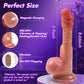 VixenWave 8.5'' Vibrador Dildo con Control Remoto y Aleteo