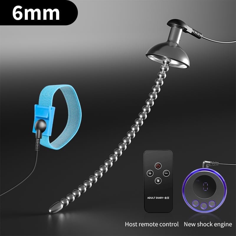 Juego de juguetes de anillo uretral y para pene VoltRod Electric